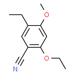 Benzonitrile, 2-ethoxy-5-ethyl-4-methoxy- (9CI) Structure