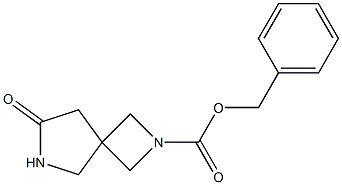 Benzyl 7-oxo-2, 6-diazaspiro[3.4]octane-2-carboxylate Structure