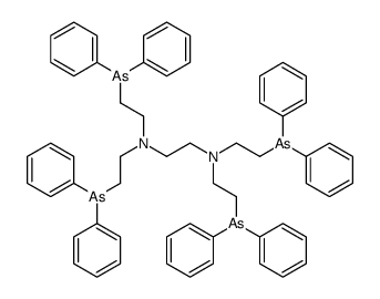 N,N,N',N'-tetrakis(2-diphenylarsanylethyl)ethane-1,2-diamine Structure