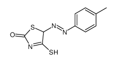 5-[(4-methylphenyl)diazenyl]-4-sulfanylidene-1,3-thiazolidin-2-one Structure