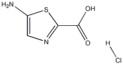 5-氨基噻唑-2-羧酸盐酸盐结构式
