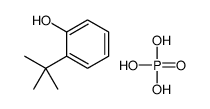 2-tert-butylphenol,phosphoric acid Structure