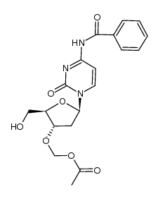 N4-benzoyl-3'-(methoxyacetyl)-2'-deoxycytidine Structure