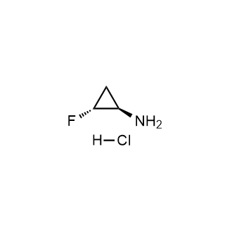 (1R,2R)-2-Fluorocyclopropanamine hydrochloride Structure