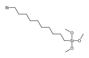 10-bromodecyl(trimethoxy)silane Structure