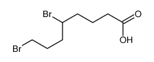 5,8-dibromooctanoic acid Structure