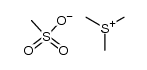 S,S,S-trimethylsulfonium methanesulfonate Structure