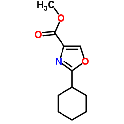 Methyl 2-cyclohexyloxazole-4-carboxylate Structure