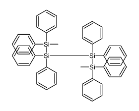 methyl-[[[methyl(diphenyl)silyl]-diphenylsilyl]-diphenylsilyl]-diphenylsilane结构式