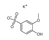 愈创木酚磺酸钾半水合物结构式