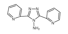 3,5-二(吡啶-2-基)-4H-1,2,4-三唑-4-胺结构式