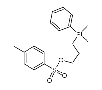 3-(dimethylphenylsilyl)propyl tosylate结构式