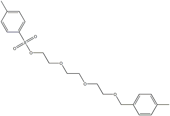 三乙二醇单对甲基苯甲醚对甲苯磺酸酯结构式