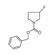 benzyl 3-fluoropyrrolidine-1-carboxylate Structure