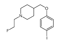 1-(2-fluoroethyl)-4-[(4-iodophenoxy)methyl]piperidine Structure
