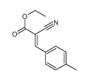 α-Cyano-4-methylbenzeneacrylic acid ethyl ester结构式