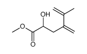 methyl 2-hydroxy-5-methyl-4-methylidenehex-5-enoate Structure