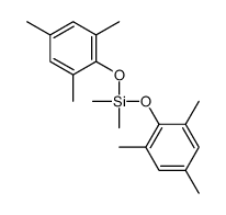dimethyl-bis(2,4,6-trimethylphenoxy)silane结构式