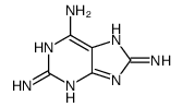 7H-purine-2,6,8-triamine Structure