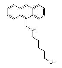 5-(anthracen-9-ylmethylamino)pentan-1-ol Structure