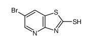 6-溴噻唑并[4,5-b]吡啶-2-硫醇结构式