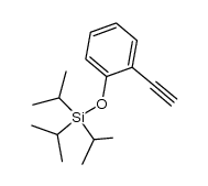 (2-ethynylphenoxy)triisopropylsilane Structure