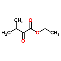Ethyl 3-methyl-2-oxobutanoate Structure