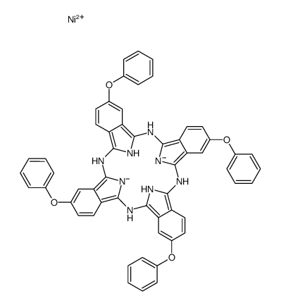2,9,16,23-四苯氧基-29H,31H-酞菁镍结构式