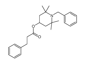1-Benzyl-2,2,6,6-tetramethyl-4-piperidinol=3-phenylpropionate结构式