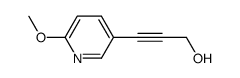 2-Propyn-1-ol,3-(6-methoxy-3-pyridinyl)-(9CI)结构式