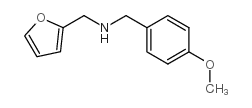 呋喃-2-甲基-(4-甲氧基苄基)胺结构式