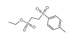 2-[p-Tolylsulfonyl]ethansulfonsaeure-ethylester结构式