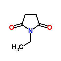 N-乙基琥珀酰亚胺结构式