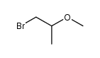 1-bromo-2-methoxy-propane Structure