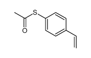 S-(4-ethenylphenyl) ethanethioate结构式