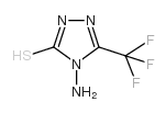 4-amino-5-trifluoromethyl-4h-1,2,4-triazole-3-thiol Structure