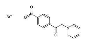 1-(4-NITROPHENYL)-2-PYRIDINIUM-1-YLETHAN-1-ONE BROMIDE结构式