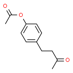 p-(3-oxobutyl)phenyl acetate structure