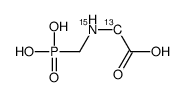 glyfosate 13c2 15n Structure