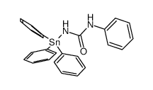 N-triphenylstannyl-N'-phenylurea结构式