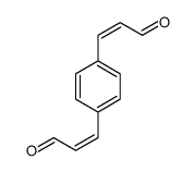 3-[4-(3-oxoprop-1-enyl)phenyl]prop-2-enal结构式