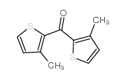 双(3-甲基噻吩-2-基)甲酮结构式