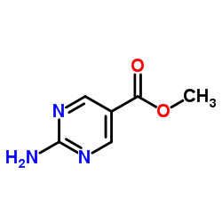 Methyl 2-Aminopyrimidine-5-carboxylate structure