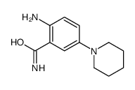 2-氨基-5-(哌啶-1-基)苯甲酰胺结构式