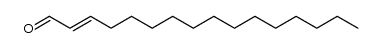 (2E)-hexadecenal Structure