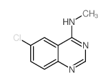 6-chloro-N-methyl-quinazolin-4-amine结构式