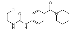 1-(2-chloroethyl)-3-[4-(piperidine-1-carbonyl)phenyl]urea结构式