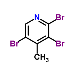 2,3,5-三溴-4-甲基吡啶结构式