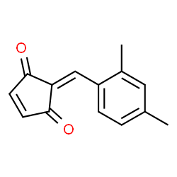 4-Cyclopentene-1,3-dione, 2-[(2,4-dimethylphenyl)methylene]- (9CI) Structure