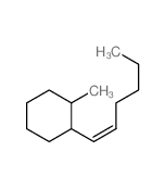 1-[(Z)-hex-1-enyl]-2-methyl-cyclohexane结构式